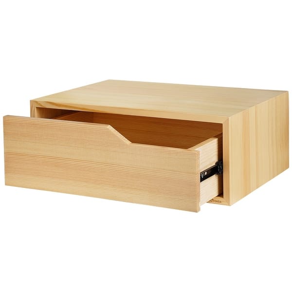 Floating Nightstand with Drawer, 15" Wall Mounted Nightstand with